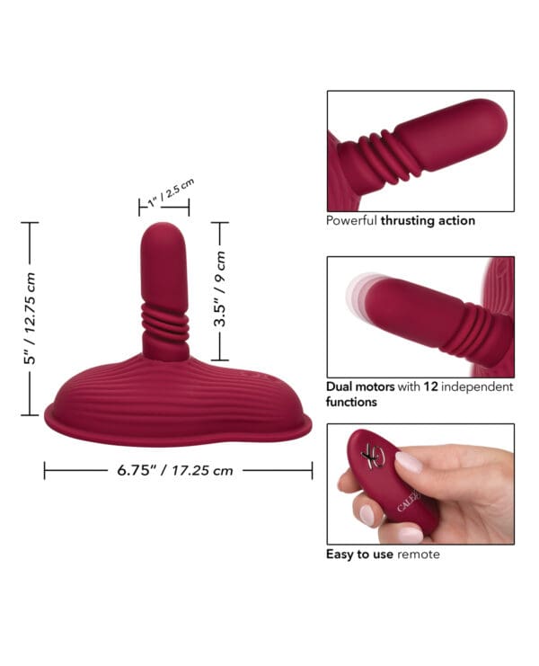 Dual Rider Remote Control Thrust and Grind - Red - Image 5