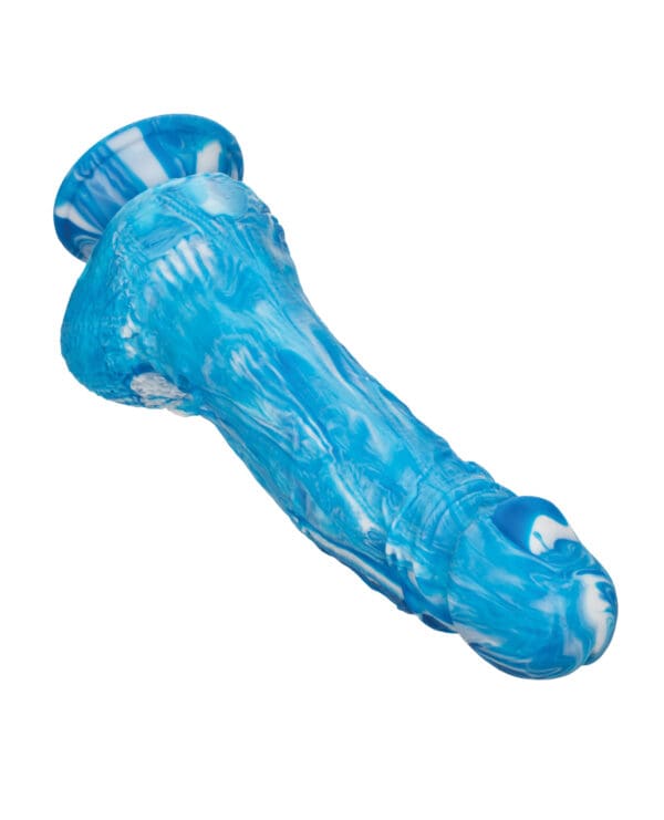 Twisted Love Twisted Silicone Dong - Blue - Image 3