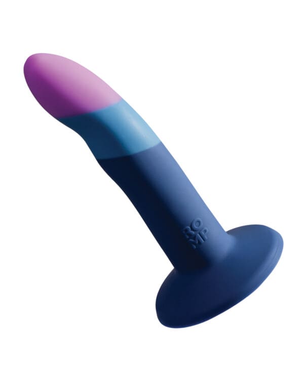 ROMP Piccolo 3 Color 5.5" Dildo Pegging Kit - Blue - Image 2