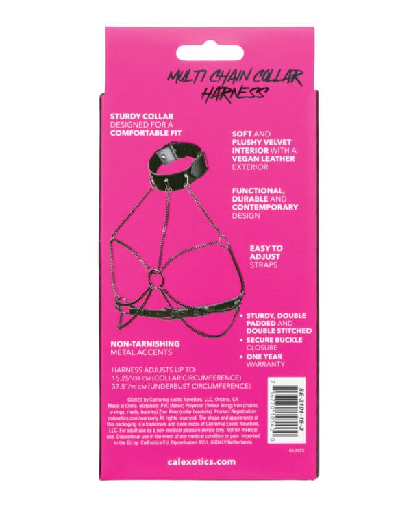 Euphoria Collection Multi Chain Collar Harness - Image 5