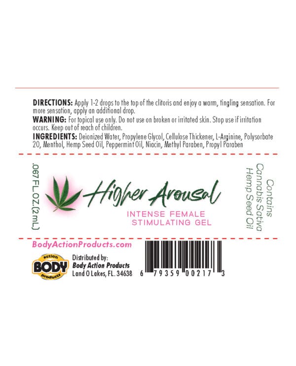 Higher Arousal Female Stimulating Gel - 1/2 oz - Image 2
