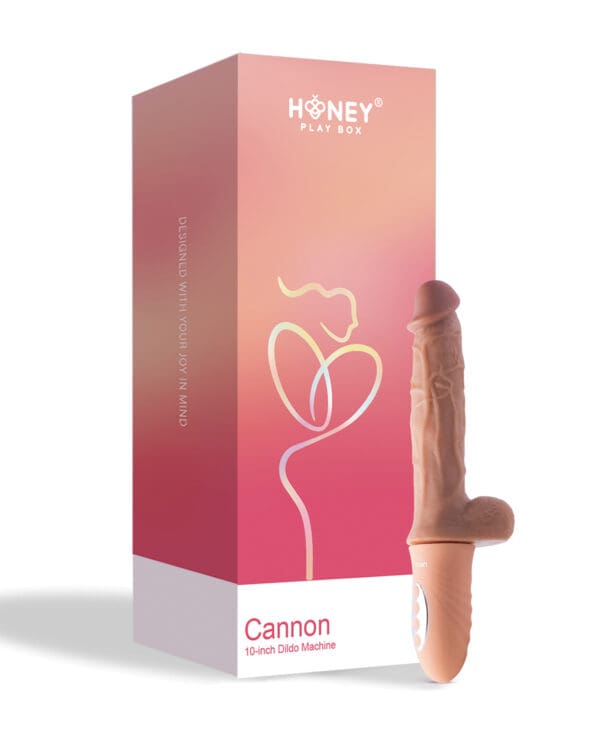 Cannon 10" Dildo Handheld Sex Machine - Light - Image 5