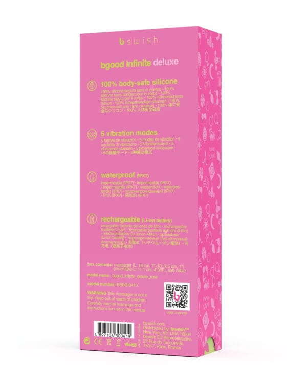 Bgood Infinite Deluxe Vibrator - Rose - Image 5
