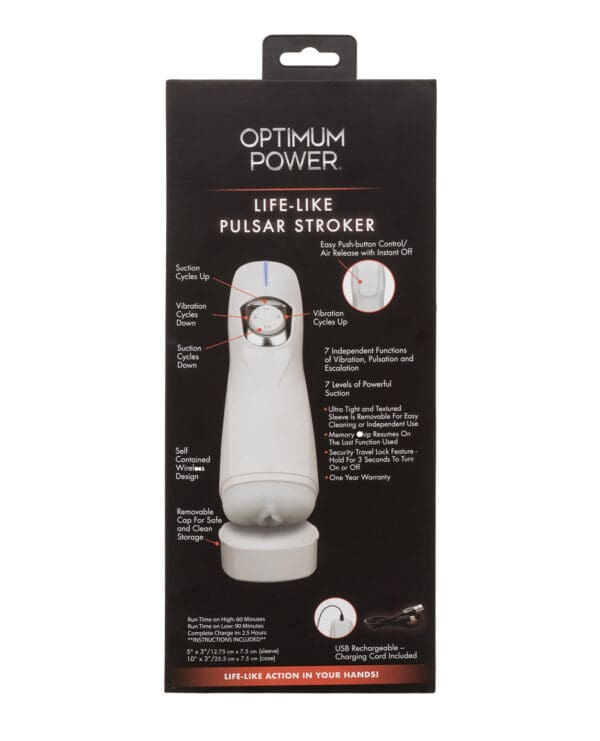 Optimum Power Lifelike Pulsar Stroker Masturbator - Image 4