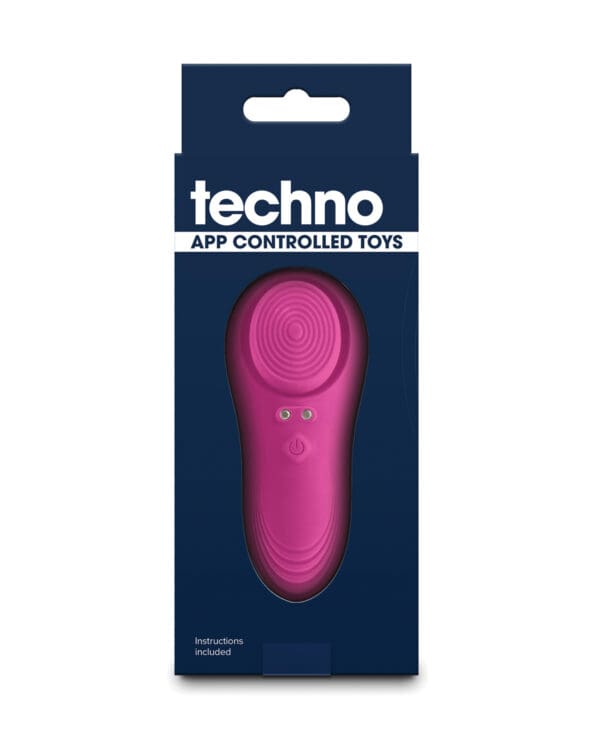 Techno Lucy App Controlled Panty Vibe w/Magnet - Magenta - Image 2