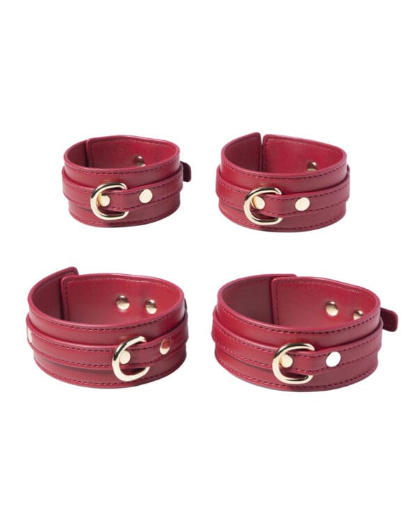 Kinky Play Box Red Passion 8 pc Set Bondage Kit - Red - Image 4