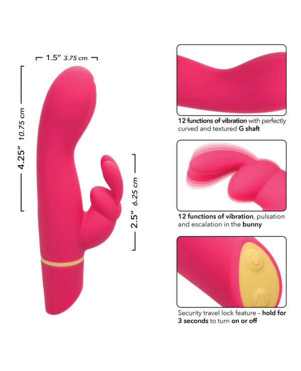 Love Bunny Vibrating "G" Bunny - Pink - Image 5