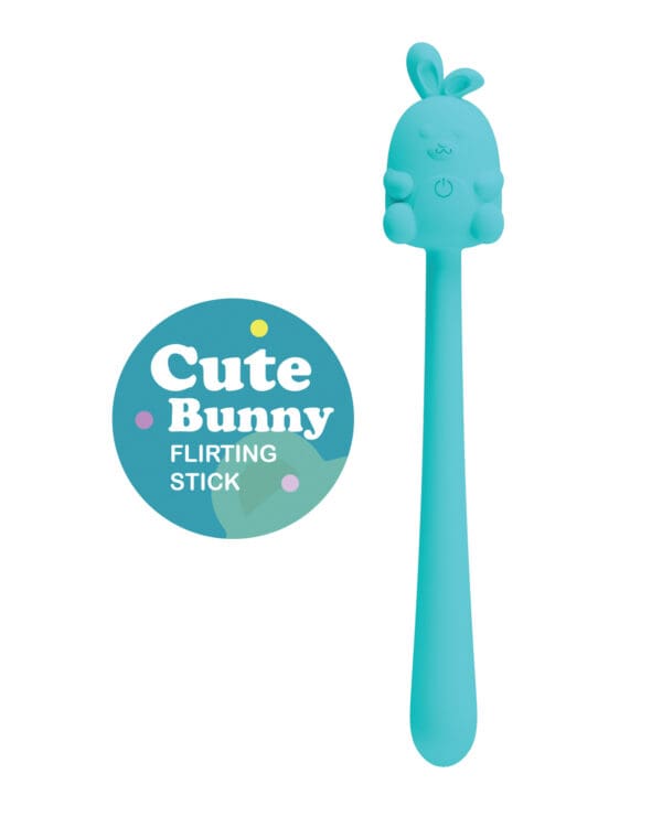 Pretty Love Cute Bunny Flirting Stick - Turquoise - Image 2