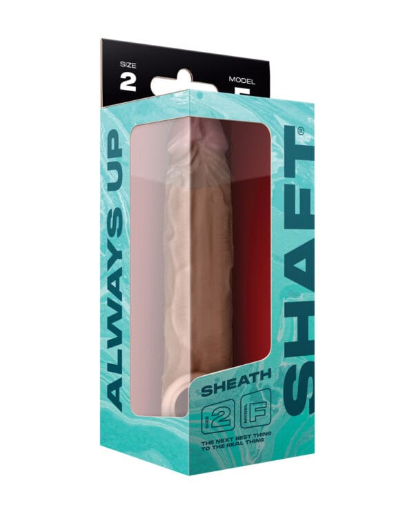 Shaft Model F Flexskin Liquid Silicone 8.8" Sheath - Pine - Image 5