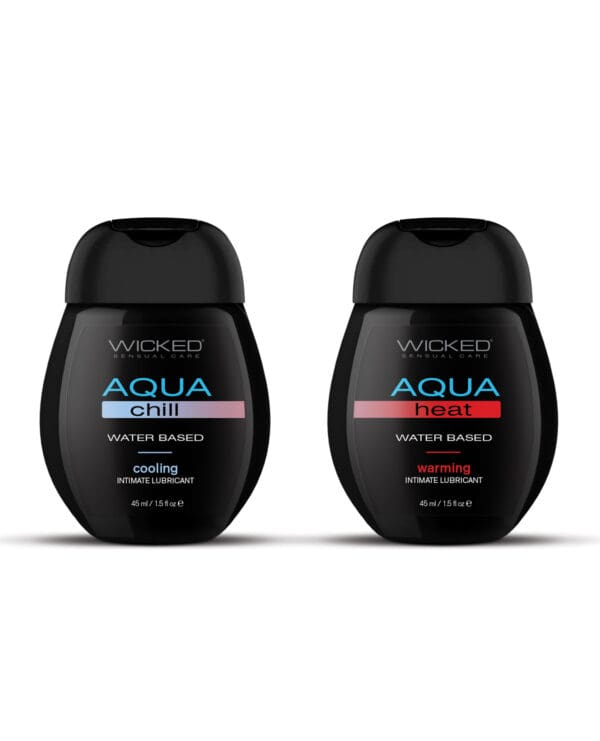 Wicked Sensual Care Sensation Kit Cooling and Warming Water Based Lubricants - 1.5 oz Bottles - Image 3