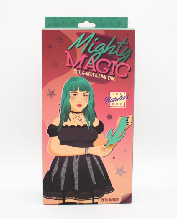 Natalie's Toy Box Mighty Magic Clit, G-Spot & Anal Vibrator - Aqua - Image 3