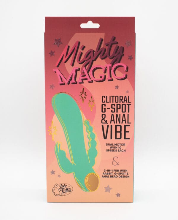 Natalie's Toy Box Mighty Magic Clit, G-Spot & Anal Vibrator - Aqua - Image 5
