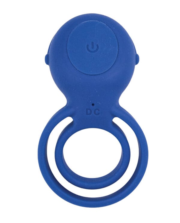 Cockpower Ultimate Vibrating Cock Ring - Blue - Image 4