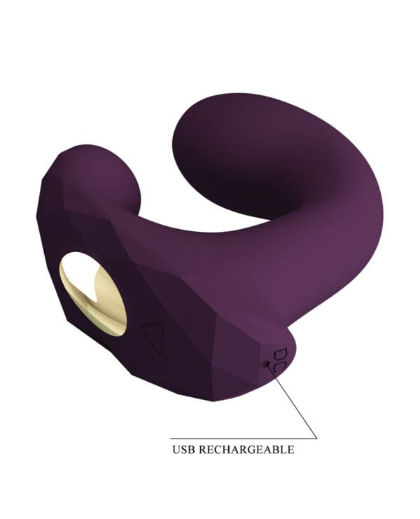 Pretty Love Billy Vibrating Dual Stimulator - Purple - Image 3
