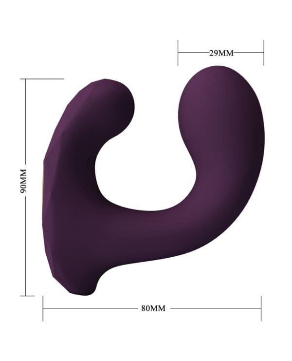 Pretty Love Billy Vibrating Dual Stimulator - Purple - Image 5