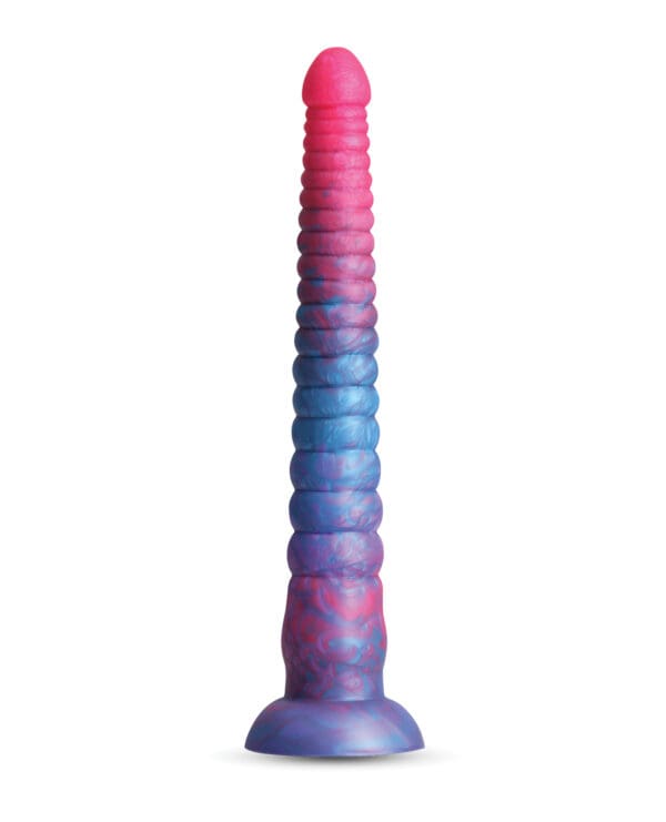 Colours Stacked 12" Dildo - Pink/Blue - Image 2