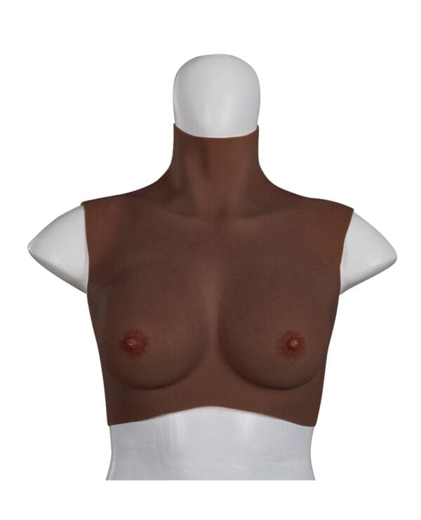 XX-DREAMTOYS Ultra Realistic B Cup Breast Form Small - Black - Image 3