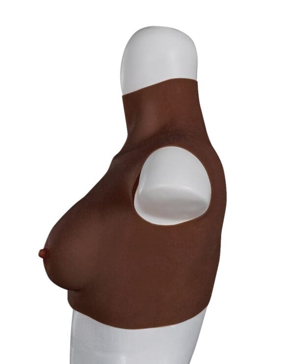 XX-DREAMTOYS Ultra Realistic B Cup Breast Form Small - Black - Image 4