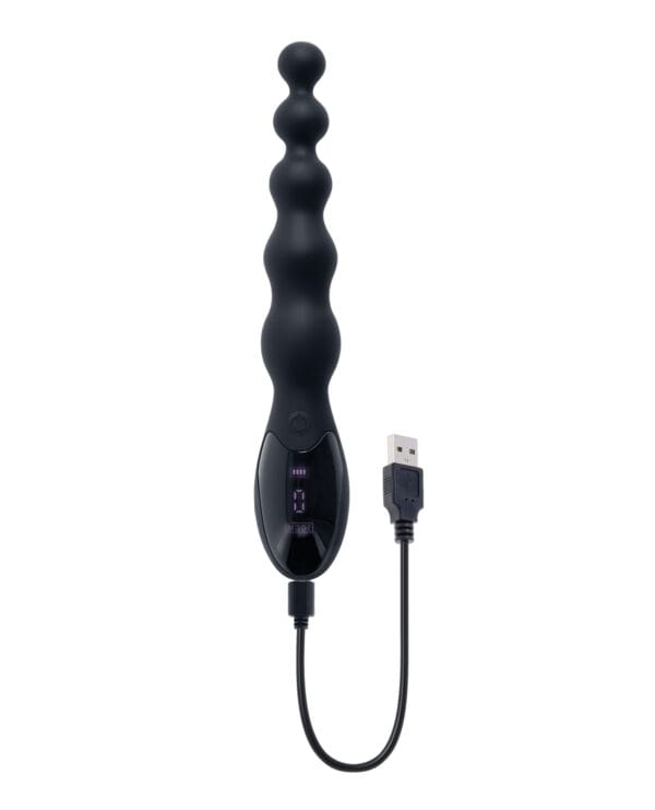 Zero Tolerance Backdoor Baton Beaded Anal Vibrator - Black - Image 5