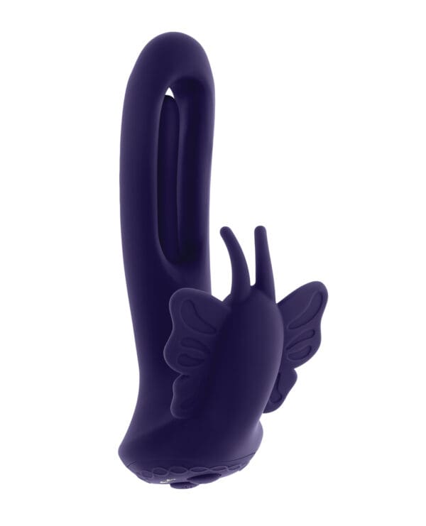 Evolved Lord of the Wings Flapping & Vibrating Stimulator - Purple - Image 2