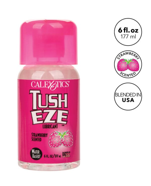 Tush Eze Strawberry Scented Lubricant - 6 oz - Image 2