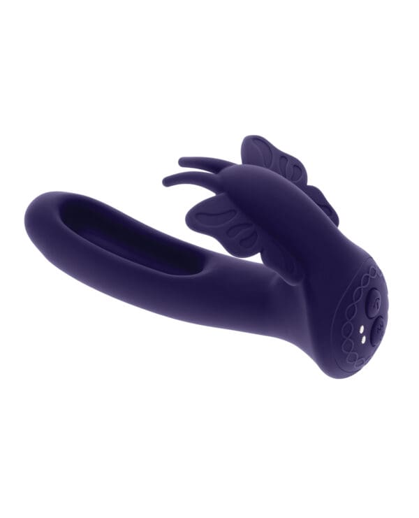 Evolved Lord of the Wings Flapping & Vibrating Stimulator - Purple - Image 3