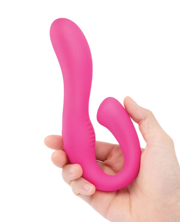 Together Harmony Vibe Versatile Dual-Stim Vibrator - Pink - Image 4