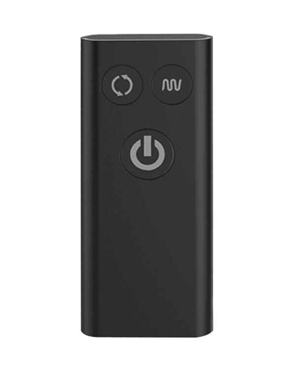Nexus Tornado Rotating & Vibrating Large Butt Plug w/Remote - Black - Image 5
