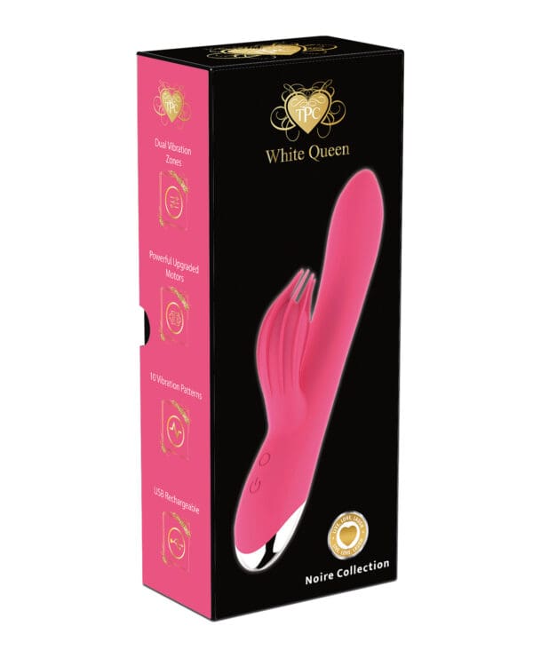 Night Queen Tickling & Fluttering Rabbit Vibe - Pink - Image 3