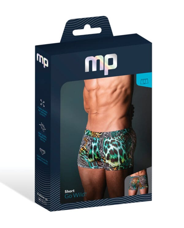 Go Wild Uplift Mini Short - Animal Multi LG - Image 3