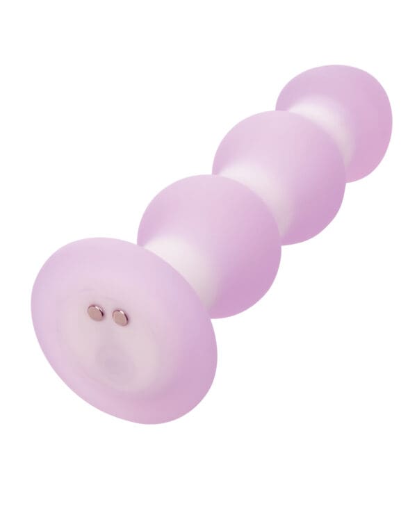Lavender Haze Beaded Anal Probe - Lavender/White - Image 4