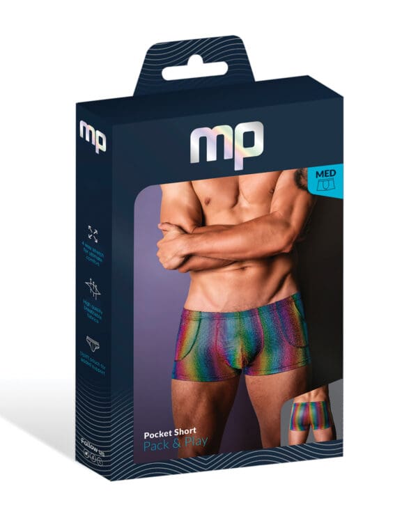 Pack & Play Pocket Short - Rainbow MD - Image 3