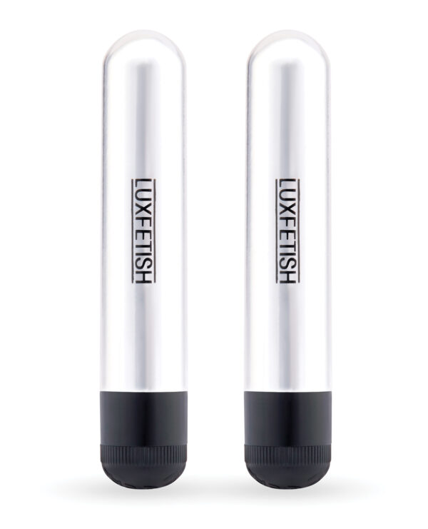 Lux Fetish Vibrating Nipple Suckers w/Quick Release - Pink/Purple - Image 4