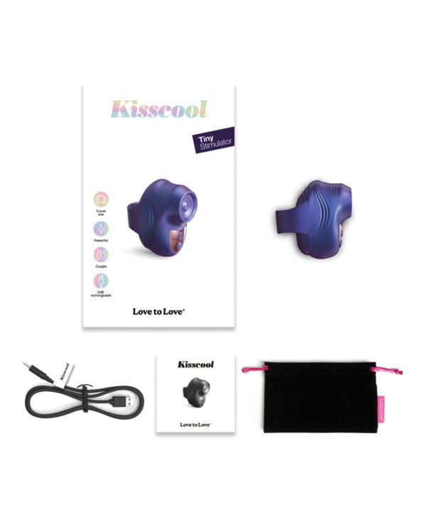 Love to Love Kisscool Tapping Finger Vibe - Midnight Indigo - Image 5
