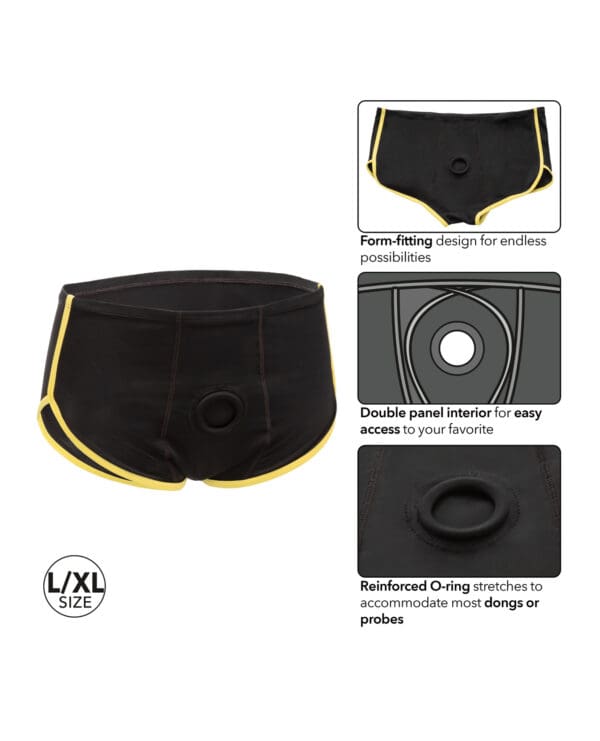 Boundless Boxer Brief - Black/Yellow L/XL - Image 4