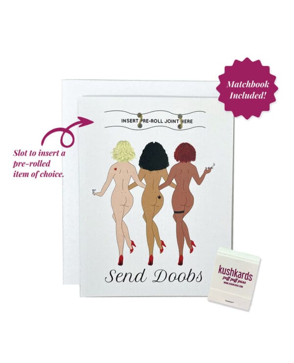 Send Doobs Greeting Card w/Matchbook - Image 2