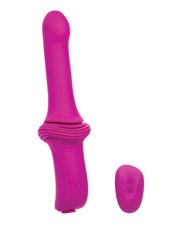 Overdrive Smooth Thruster Remote Control Sex Machine - Fuchsia/Black - Image 2