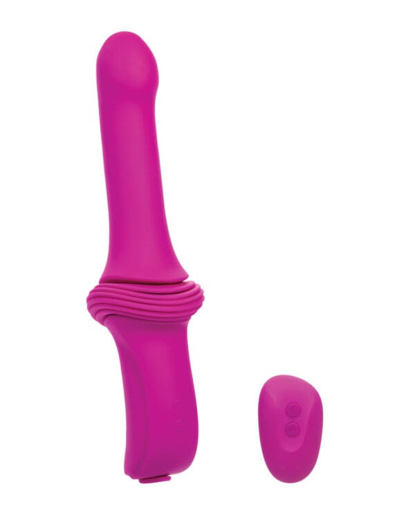 Overdrive Smooth Thruster Remote Control Sex Machine - Fuchsia/Black - Image 3