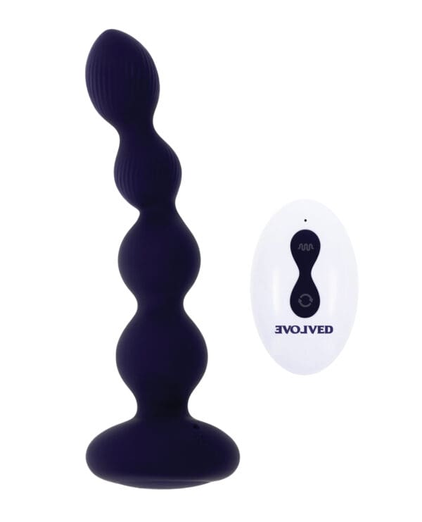 Purple Pleasure Orbit Remote Controlled Anal Vibe - Purple - Image 2