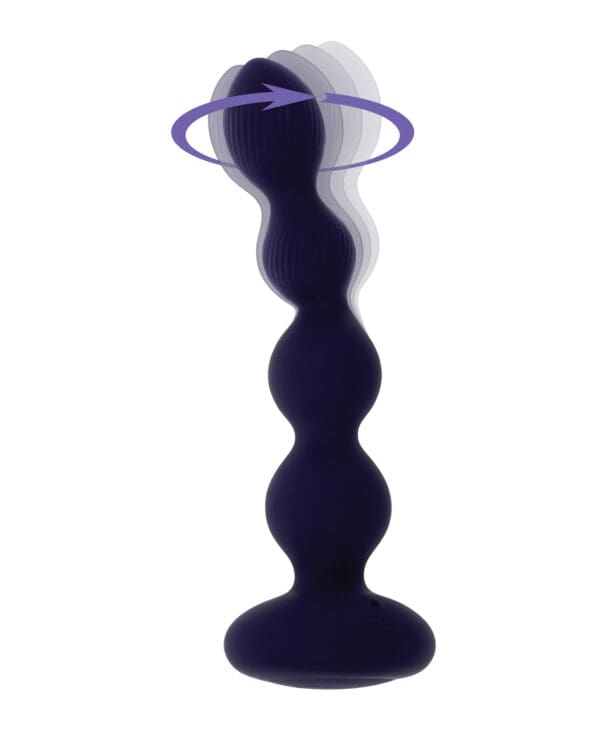 Purple Pleasure Orbit Remote Controlled Anal Vibe - Purple - Image 5