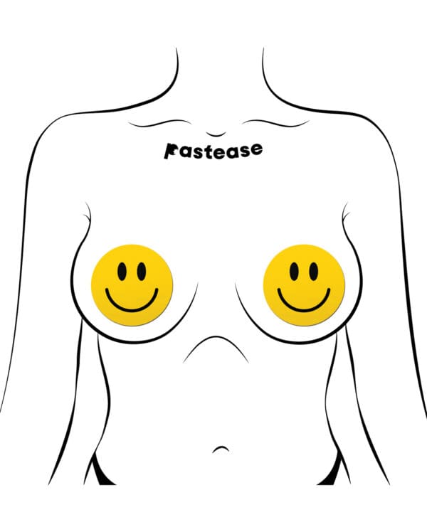 Pastease Premium Smiley Face - Yellow O/S - Image 3