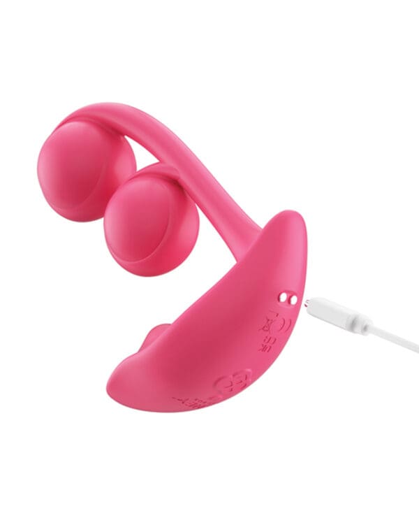 Melody Twin Balls Clit & G-Spot Vibrator - Pink - Image 3