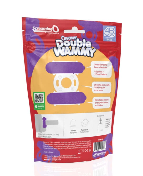 Screaming O 4B Double Wammy - Grape - Image 5