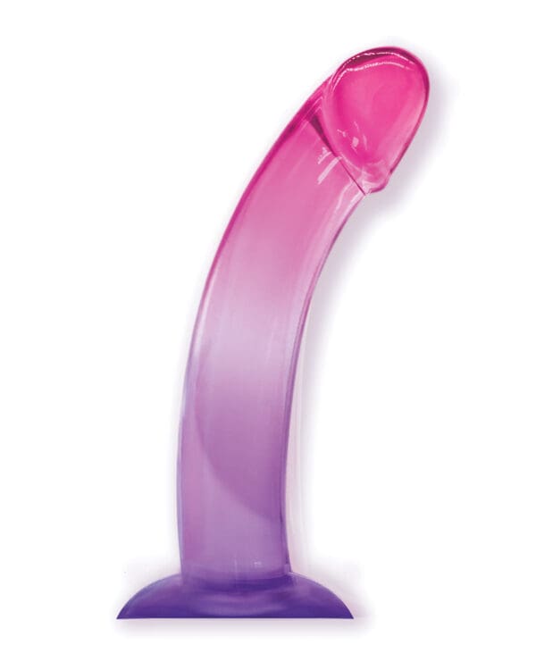 Shades Jelly TPR Gradient Dong Large - Pink/Purple - Image 2