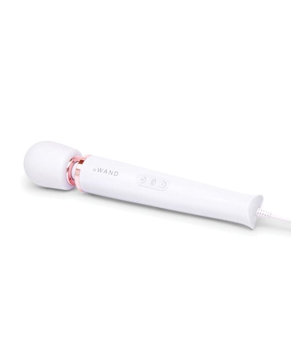 Le Wand Powerful Plug-In Vibrating Massager - White - Image 3