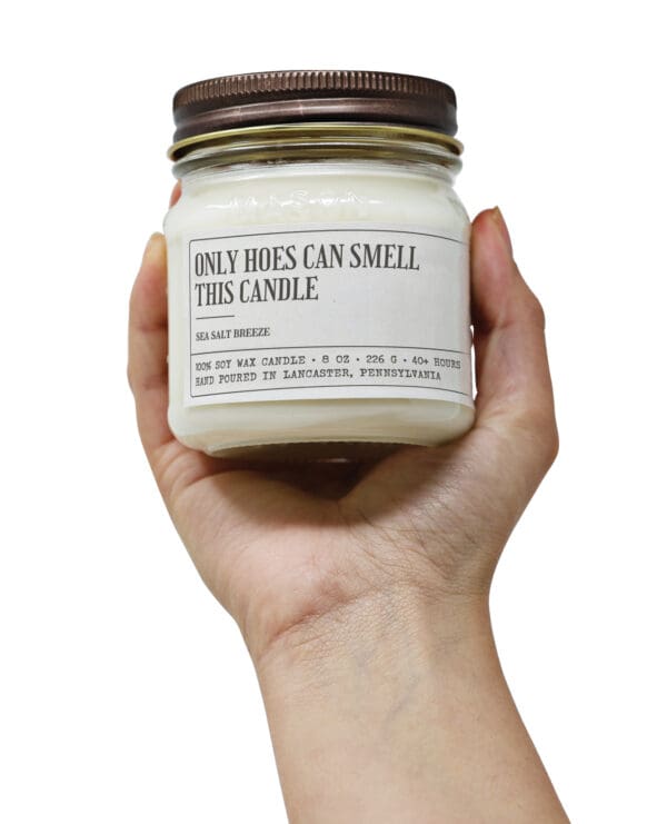 Only Hoes Can Smell This Candle - Funny Candle 8oz Soy Wax - Image 4