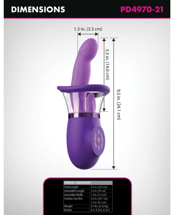 Fantasy for Her Ultimate Pleasure Pro Plus - Purple - Image 5