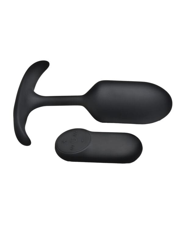 Heavy Hitters - Vibrating Weighted Silicone Anal Plug - Medium - Image 2