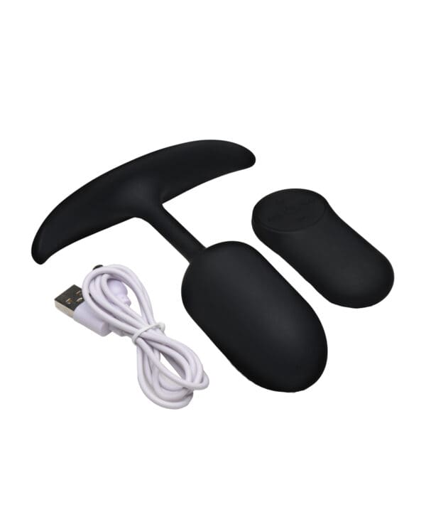 Heavy Hitters - Vibrating Weighted Silicone Anal Plug - Medium - Image 4
