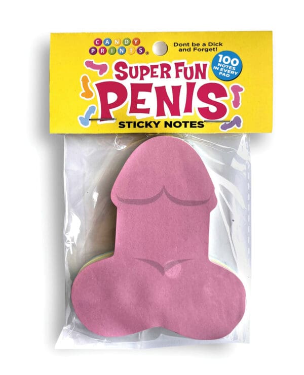 Super Fun Penis Sticky Notes - 100 Notes Per Pad